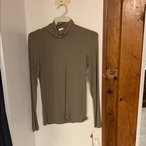 Women's Tan Long Sleeve Top